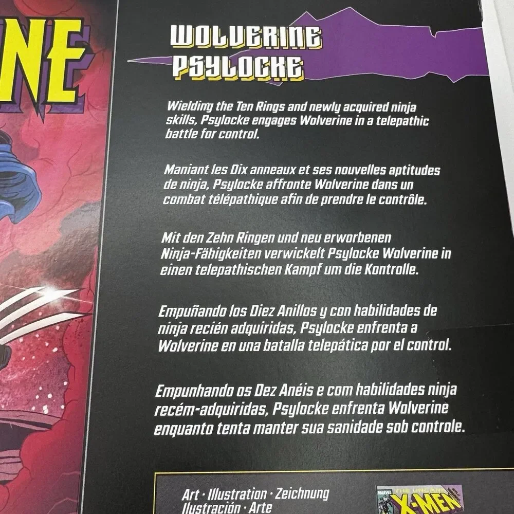 Wolverine & Psylocke Marvel Legends Series 50th Anniversary Action Figure 2-Pack